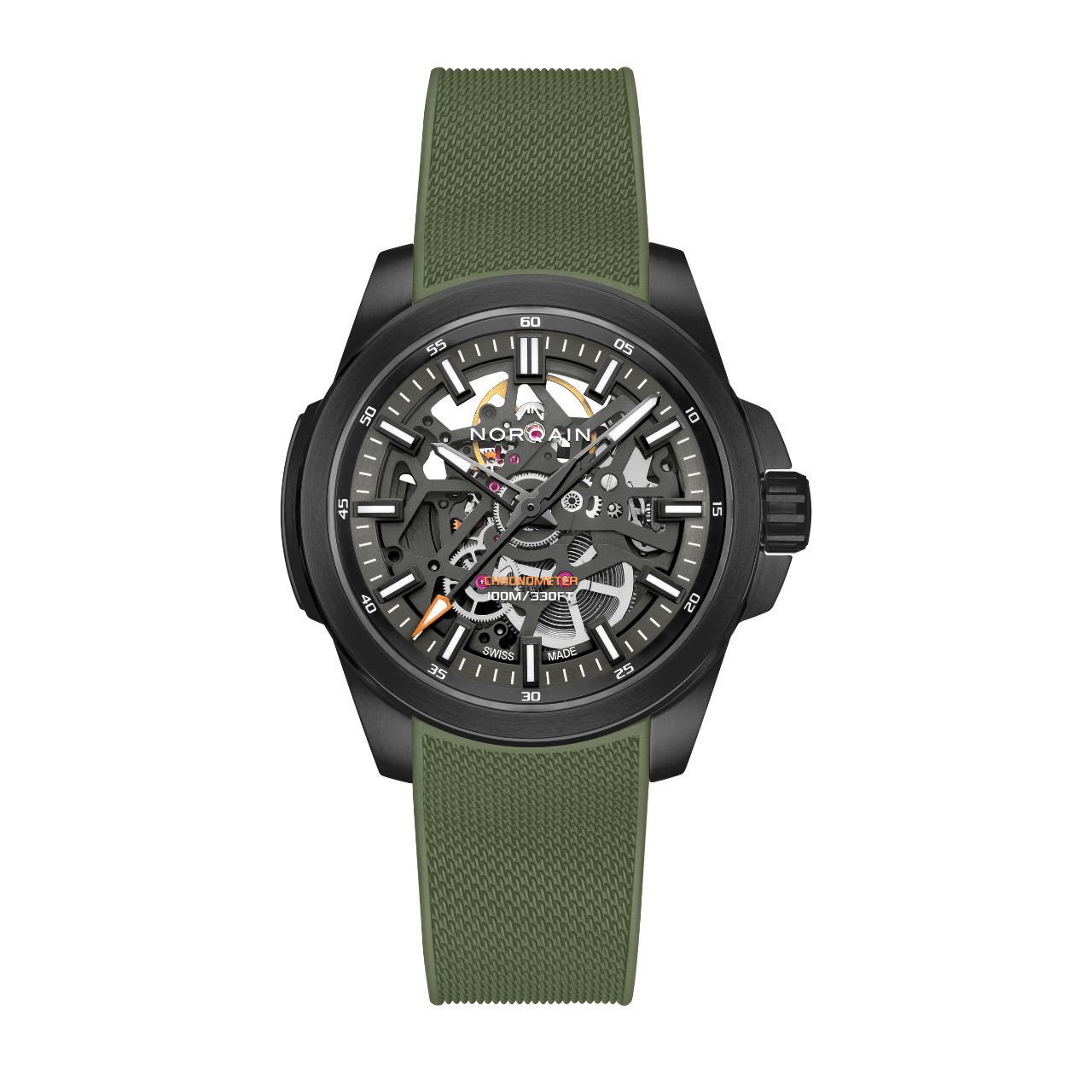 インディペンデンス スケルトン 40mm ブラック DLC