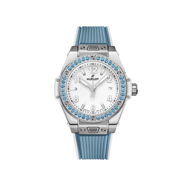 HUBLOT ビッグ・バン ワンクリック ジョイフル スチール スカイブルー 485.SL.2210.RX.1207