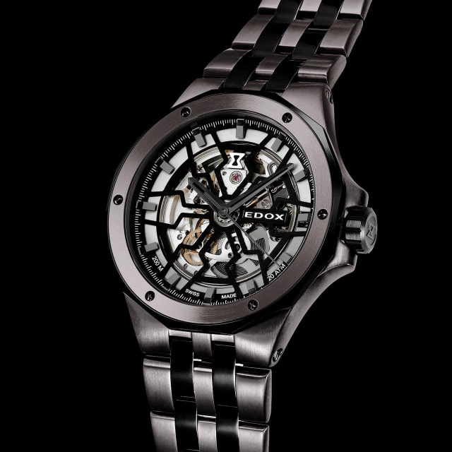 EDOX デルフィン メカノ　オートマティック 85303-357GNM-NGN