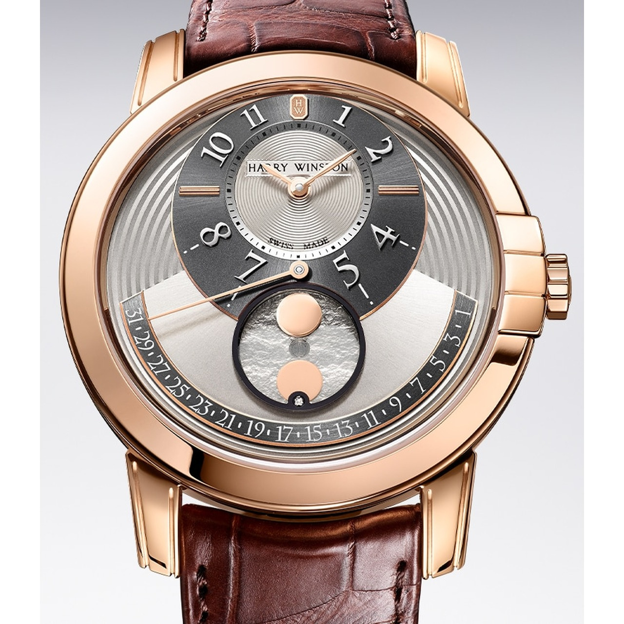 HARRY WINSTON ミッドナイト ムーンフェイズ オートマティック 42mm MIDAMP42RR001