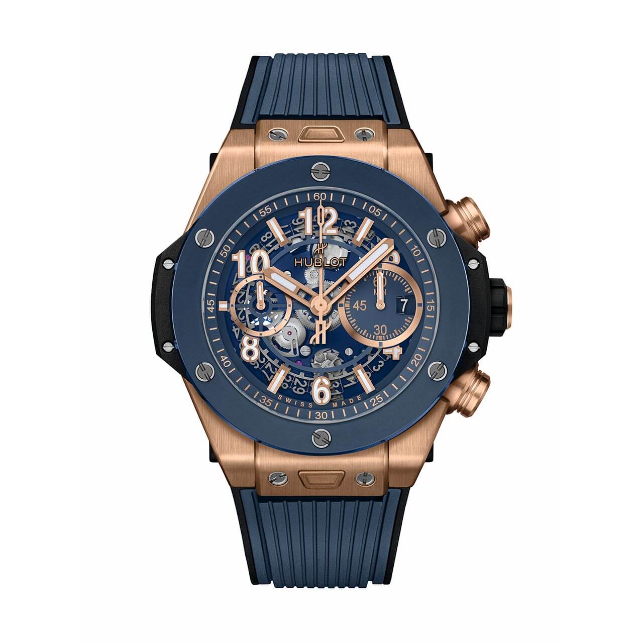 HUBLOT ビッグ・バン ウニコ キングゴールド ブルーセラミック 421.OL.5180.RX