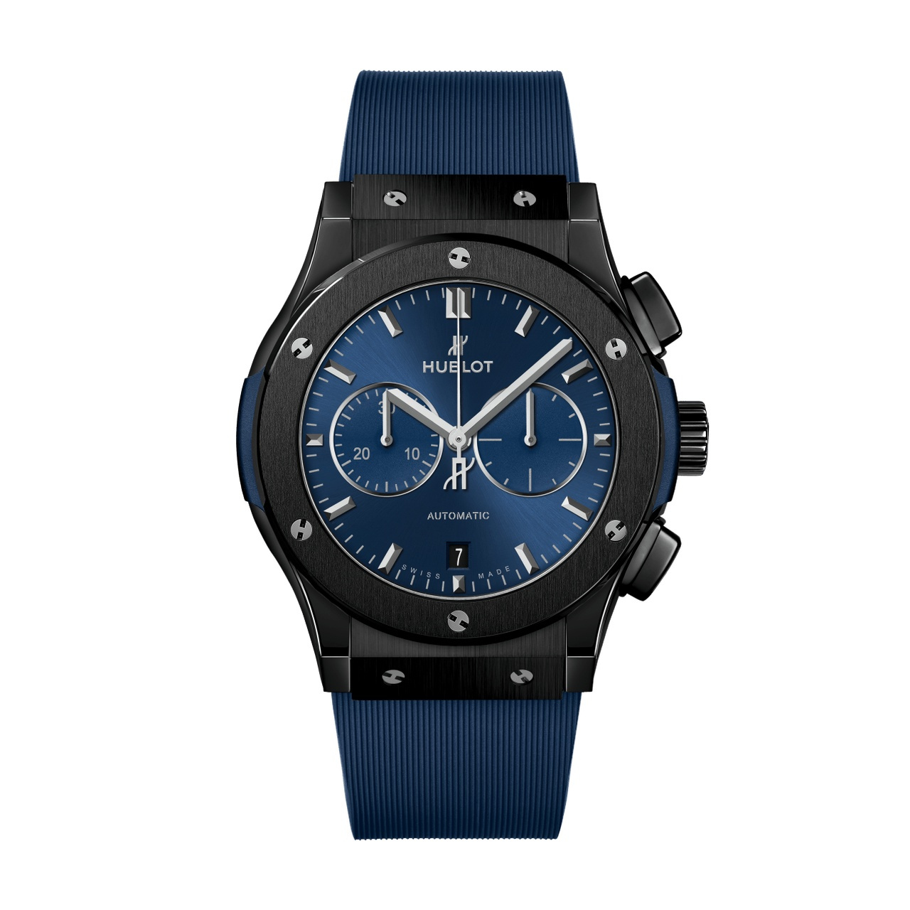 HUBLOT クラシック・フュージョン セラミック ブルー クロノグラフ 42mm 541.CM.7170.RX