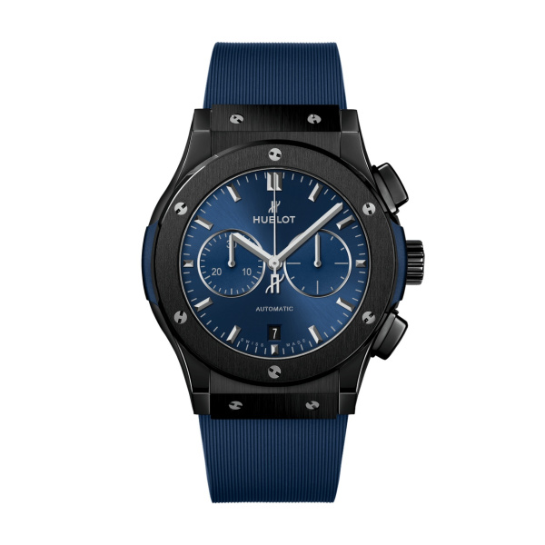 HUBLOT クラシック・フュージョン セラミック ブルー クロノグラフ 42mm 541.CM.7170.RX