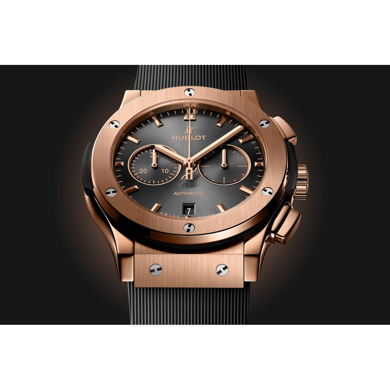 HUBLOT クラシック・フュージョン クロノグラフ キングゴールド レーシンググレー 42mm 541.OX.7080.RX