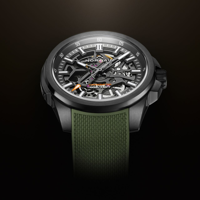 NORQAIN インディペンデンス スケルトン 40mm ブラック DLC N3008.07B01.G01.R01