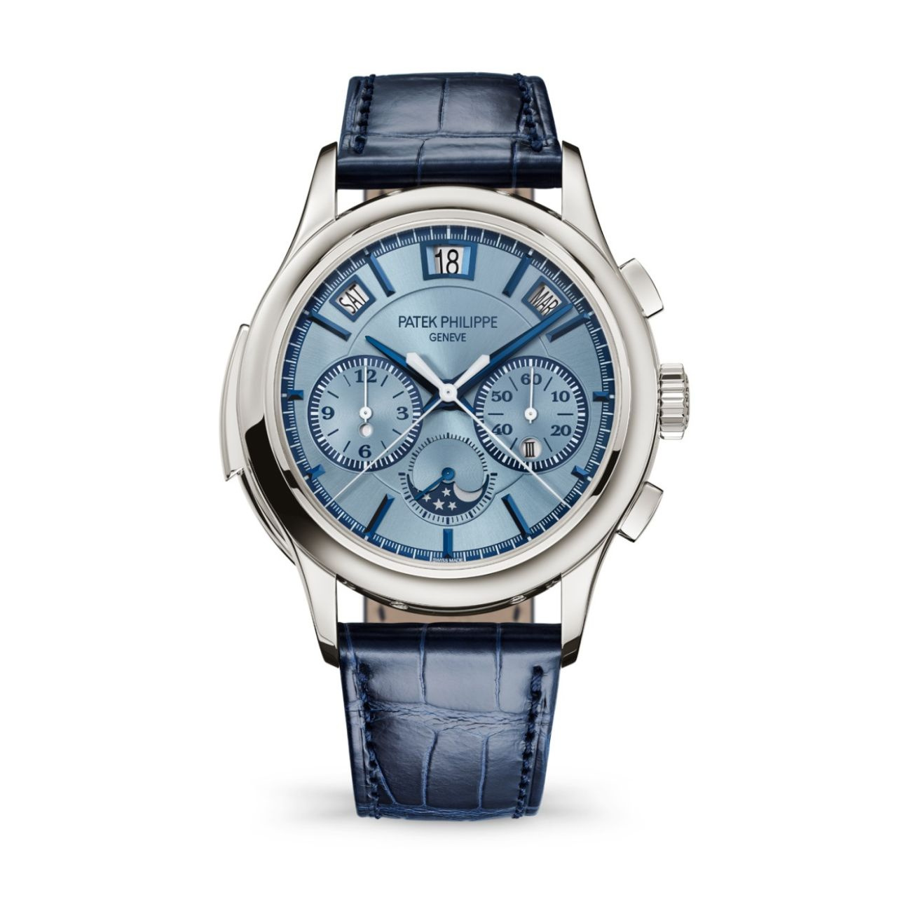 PATEK PHILIPPE ミニット・リピーター, スプリット秒針クロノグラフ, 瞬時日送り式永久カレンダー 5308G-001