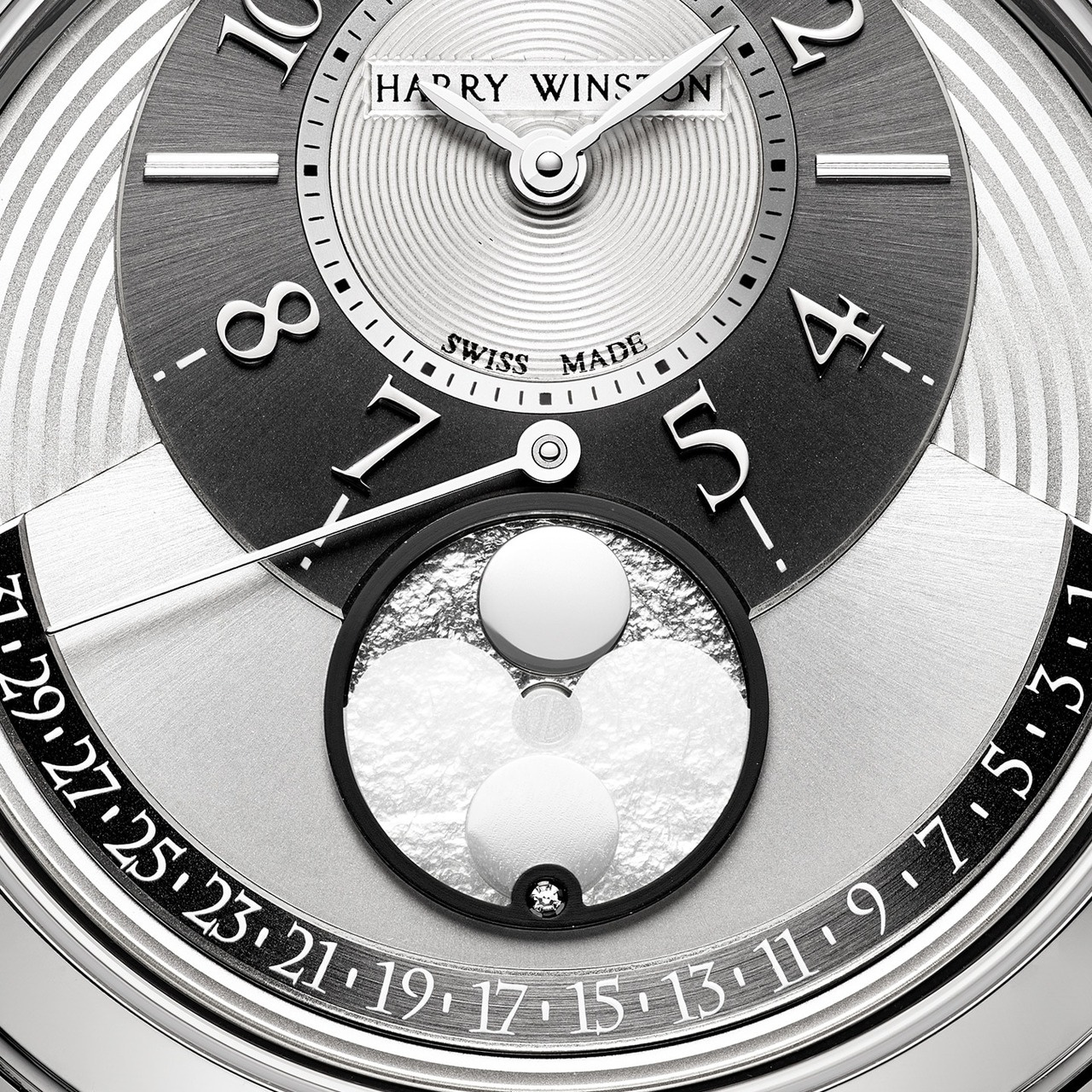 HARRY WINSTON ミッドナイト ムーンフェイズ オートマティック 42mm MIDAMP42WW001