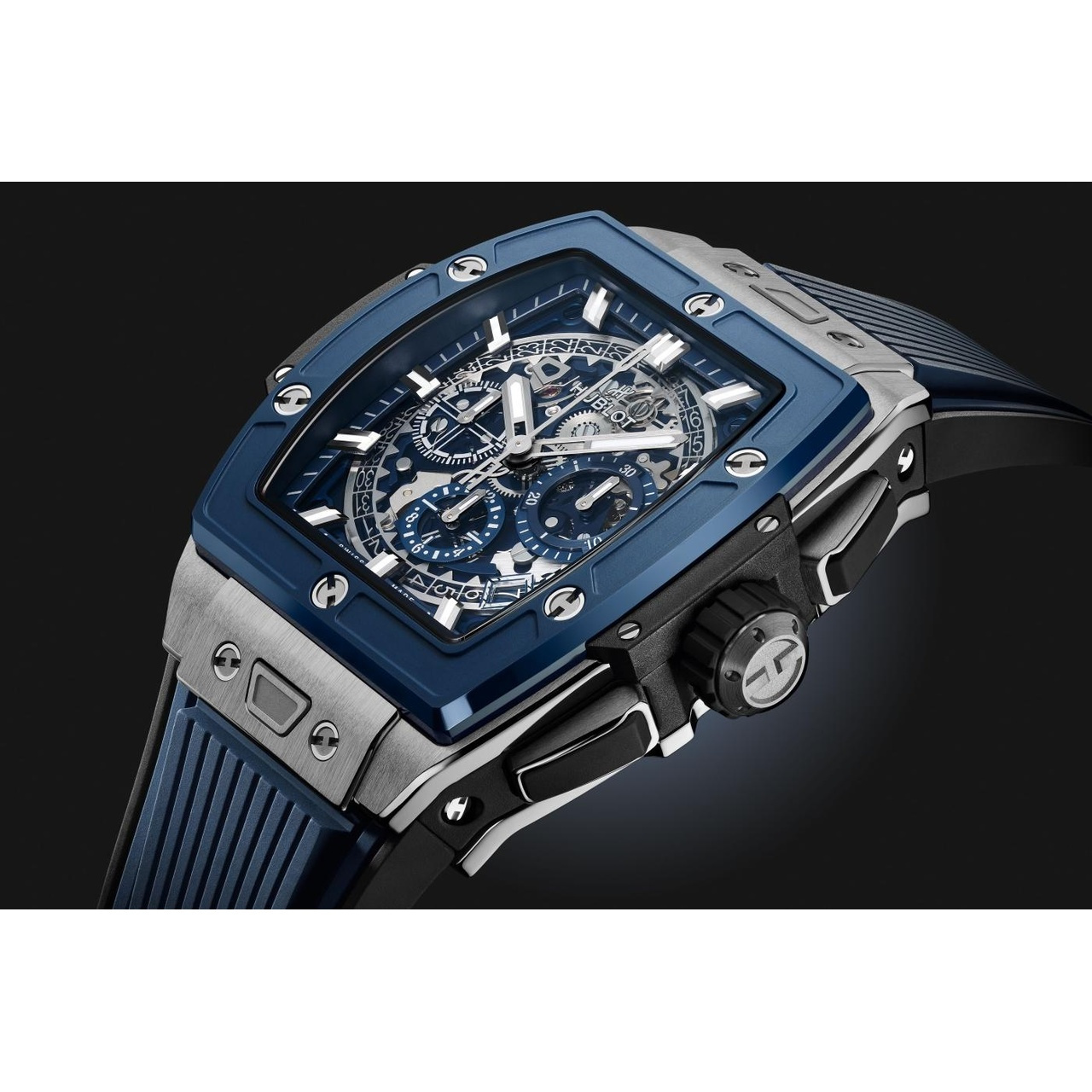HUBLOT スピリット オブ ビッグ・バン チタニウム ブルーセラミック 42mm 642.NL.7170.RX