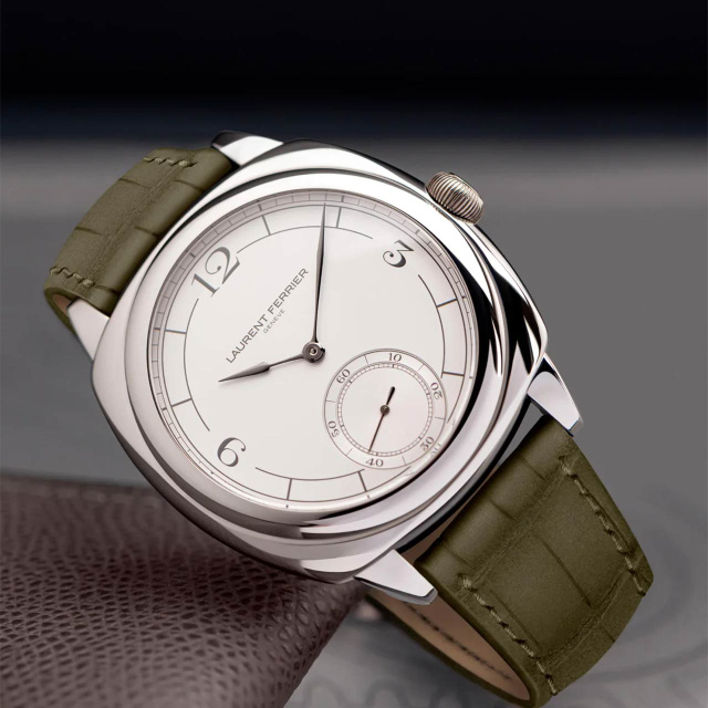 LAURENT FERRIER スクエア・マイクロローター レトロシルバーホワイト LCF013.AC.G3N