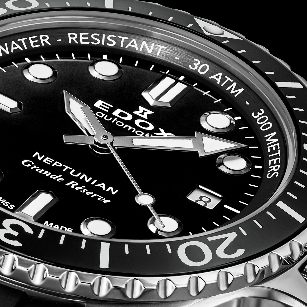 EDOX ネプチュニアン グランデ リザーブ デイト オートマティック 80801-3NCA-NIN