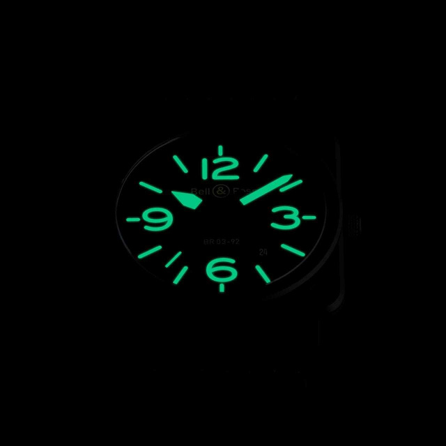 Bell & Ross BR03-92 NIGHTLUM BR0392-BL3-CE/SCA