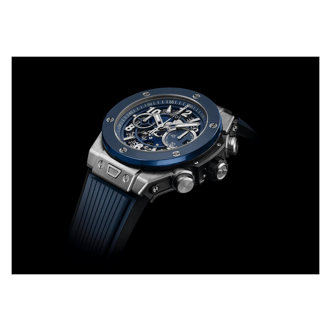 HUBLOT ビッグ・バン ウニコ チタニウム ブルーセラミック 421.NL.5170.RX