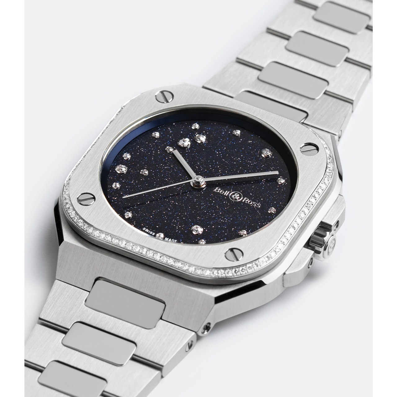 Bell & Ross BR-05 36mm ブルー ダイヤモンド イーグル ダイヤモンド BR05A-S-EA-LGD/SST