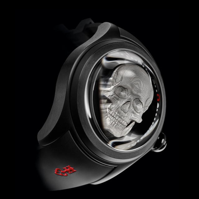 CORUM BUBBLE MAGICAL 52 3D SKULL Ref.L390/03337