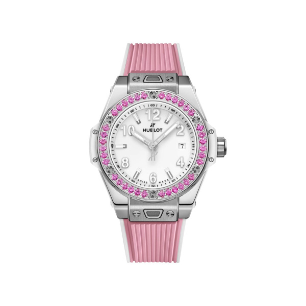 ビッグ・バン ワンクリック ジョイフル スチール ピンク BY HUBLOT ビッグ・バン ワンクリック ジョイフル スチール ピンク ウブロ