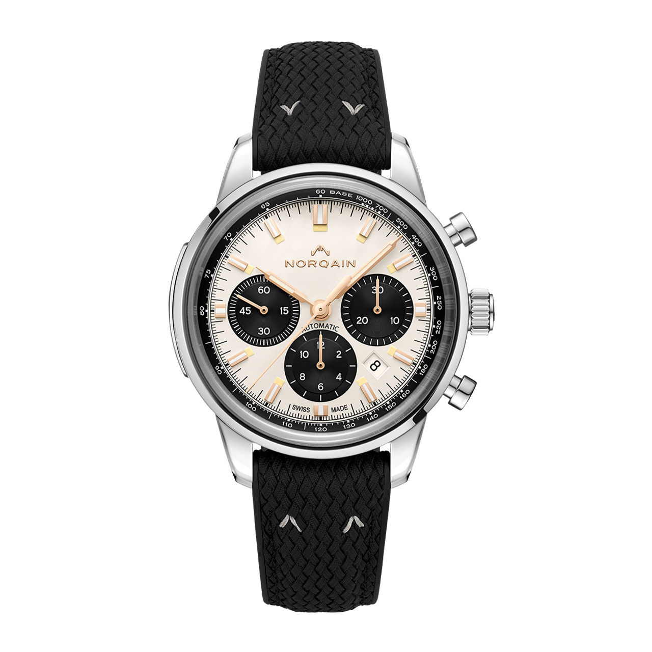 NORQAIN フリーダム 60 クロノ 43mm オフホワイト N2201.19S01.C01.R01
