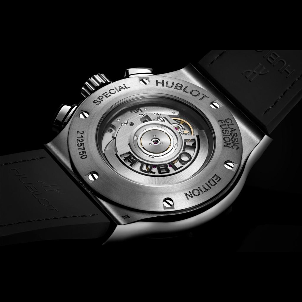 HUBLOT クロノグラフ チタニウム ブルー ヴィクトリー 521.NX.7170.NR.JFA