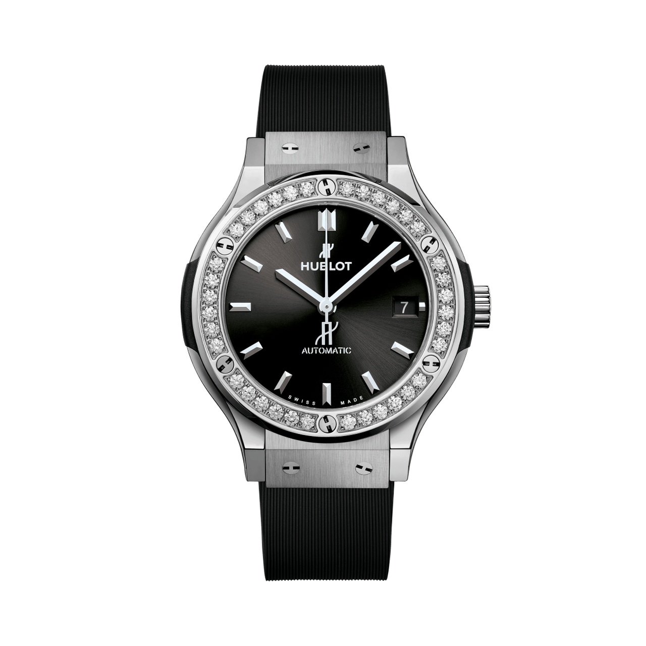 クラシック・フュージョン チタニウム ダイヤモンド 38mm BY HUBLOT クラシック・フュージョン チタニウム ダイヤモンド 38mm バイ ウブロ