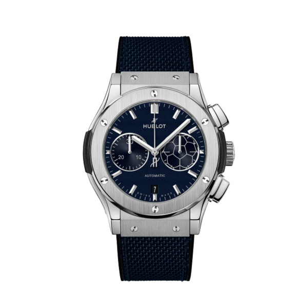 クロノグラフ チタニウム ブルー ヴィクトリー BY HUBLOT クロノグラフ チタニウム ブルー ヴィクトリー ウブロ