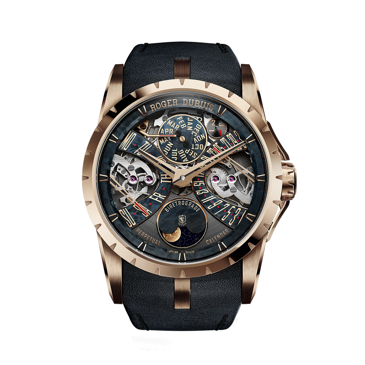 ROGER DUBUIS エクスカリバー バイレトログラード パーペチュアルカレンダー 40mm DBEX1178