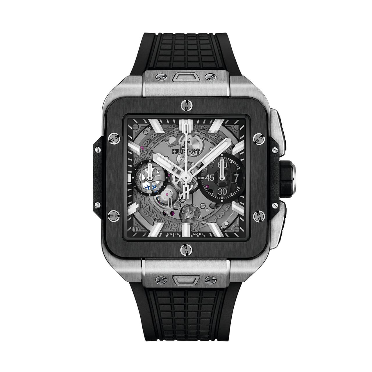 HUBLOT スクエア・バン ウニコ チタニウム セラミック 821.NM.0170.RX