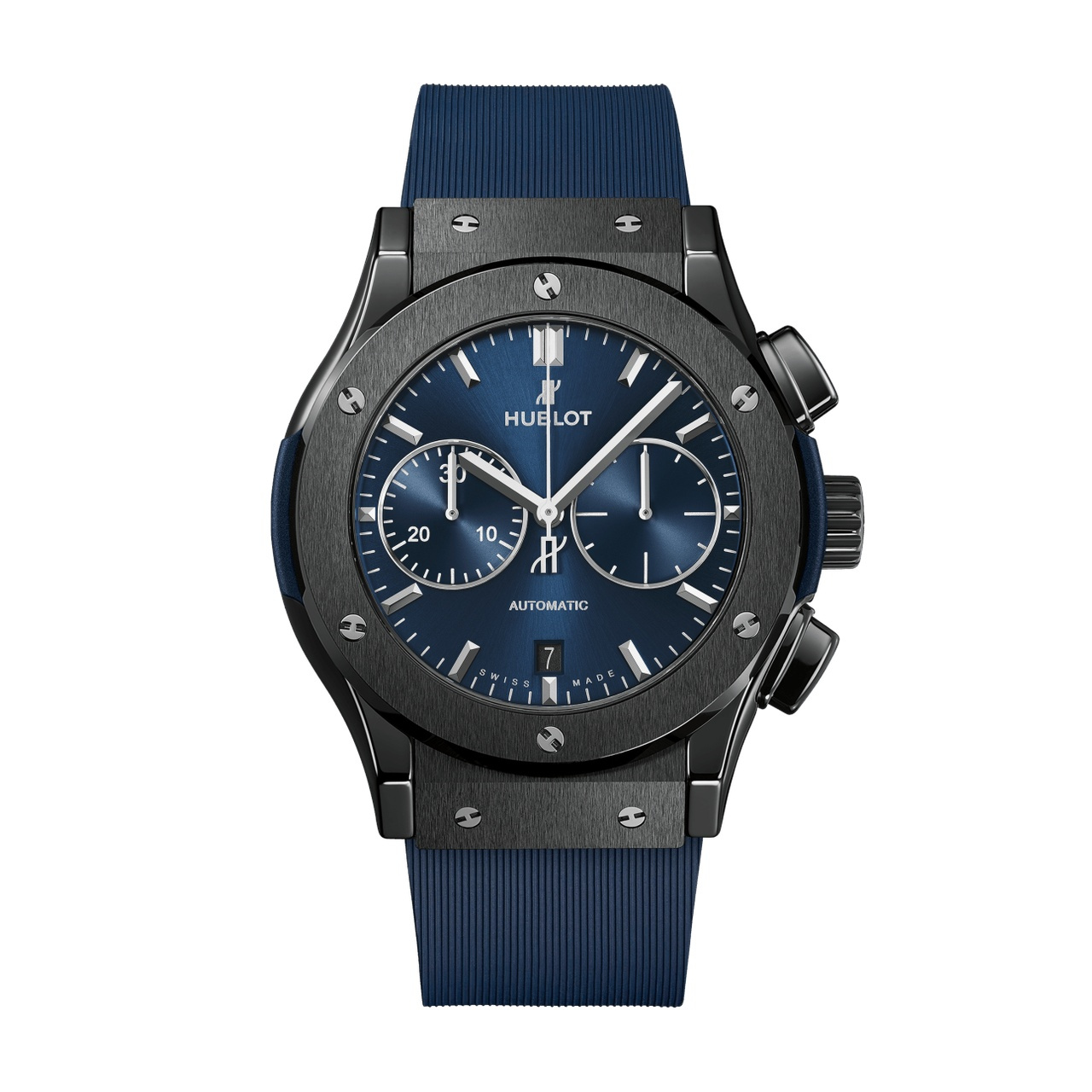HUBLOT クラシック・フュージョン クロノグラフ セラミック ブルー 45mm 521.CM.7170.RX