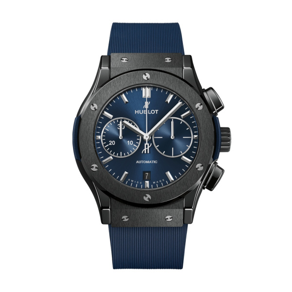 HUBLOT クラシック・フュージョン クロノグラフ セラミック ブルー 45mm 521.CM.7170.RX