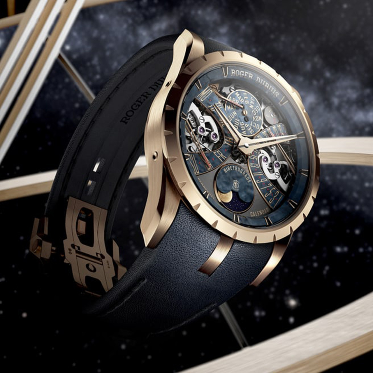 ROGER DUBUIS エクスカリバー バイレトログラード パーペチュアルカレンダー 40mm DBEX1178