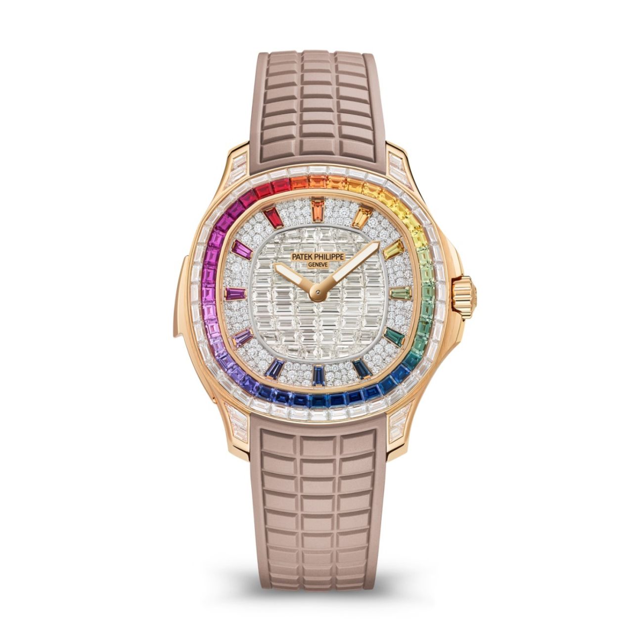 PATEK PHILIPPE アクアノート・ルーチェ《レインボー》ミニットリピーター, ハイジュエリー 5260/355R-001