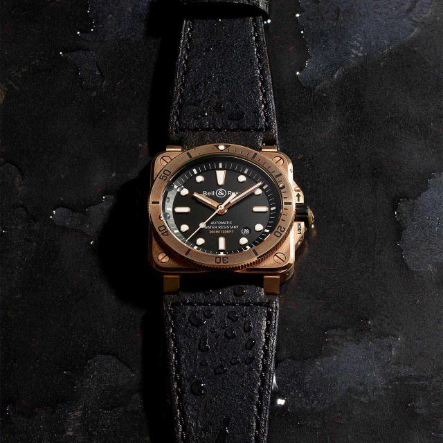 Bell & Ross BR03-92 DIVER BRONZE R0392-D-BL-BR/SCA