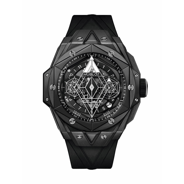 HUBLOT ビッグ・バン ウニコ サンブルーII ブラックマジック 418.CX.1107.RX.MXM22