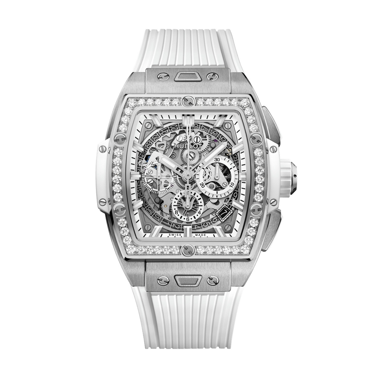 HUBLOT スピリット オブ ビッグ・バン チタニウム ホワイト ダイヤモンド 42mm 642.NE.2010.RW.1204