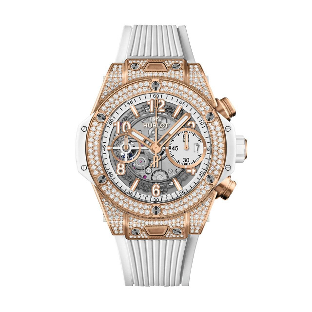 HUBLOT ビッグ・バン ウニコ キングゴールド ホワイト パヴェ 441.OE.2011.RW.1704