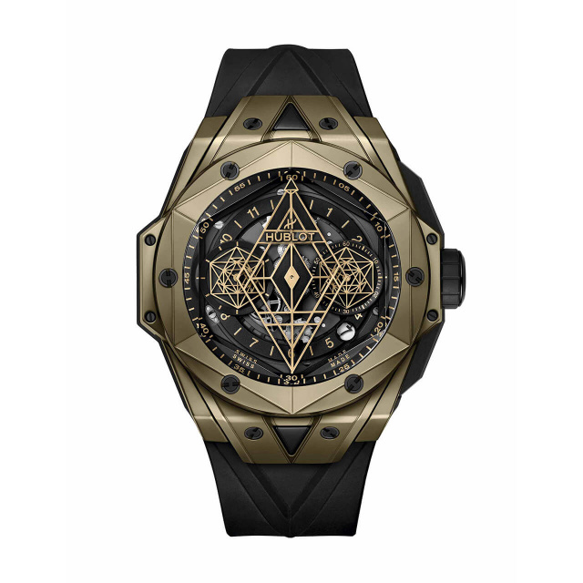 HUBLOT ビッグ・バン ウニコ サンブルーII マジックゴールド 418.MX.1103.RX.MXM22