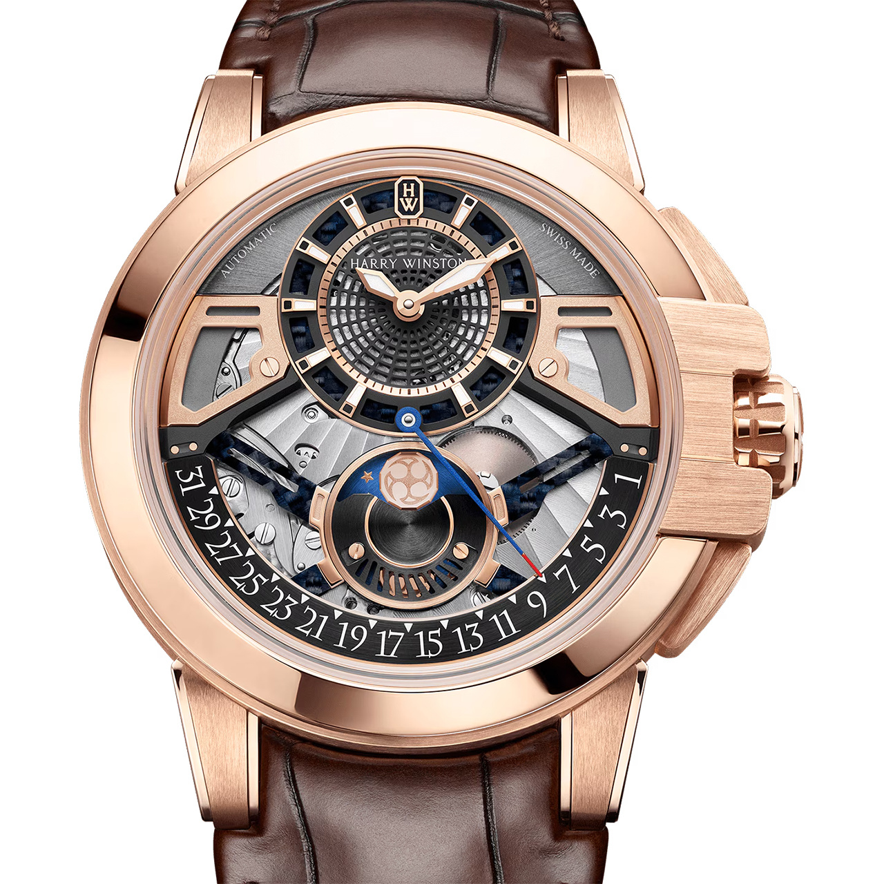 HARRY WINSTON オーシャン ムーンフェイズ オートマティック 42mm OCEAMP42RR001