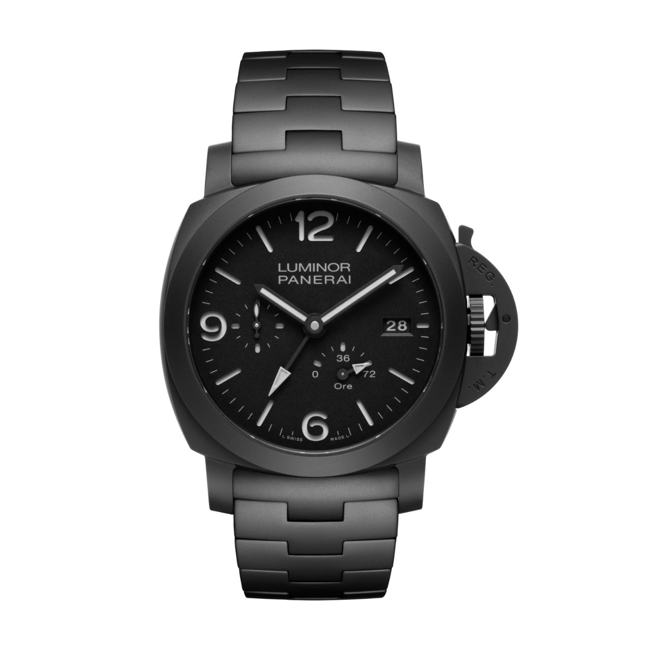 PANERAI ルミノール GMT パワーリザーブ チェラミカ PAM01674
