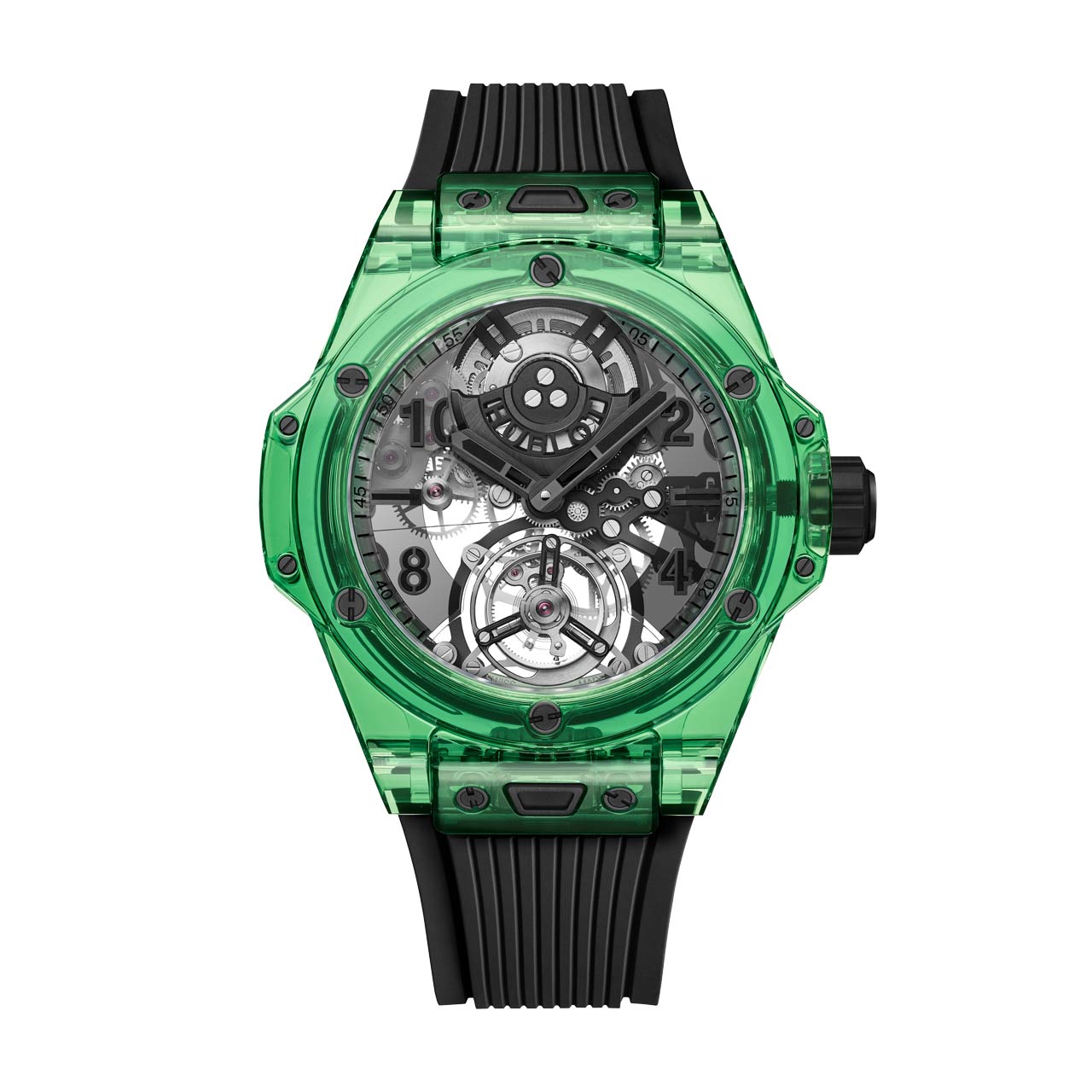 HUBLOT ビッグ・バン トゥールビヨン オートマティック グリーン SAXEM 429.JG.0110.RT