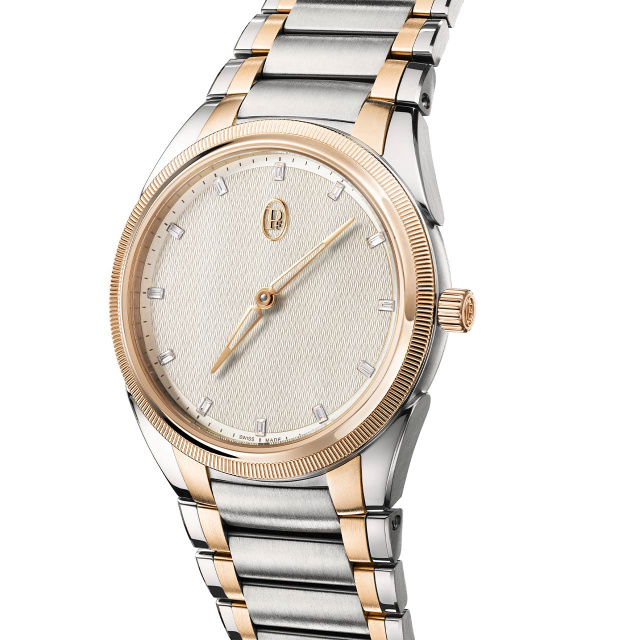 PARMIGIANI FLEURIER トンダ PF オートマティック 36mm スチール-ローズゴールド ホワイトシトリンダイヤル PFC804-1020004-100182