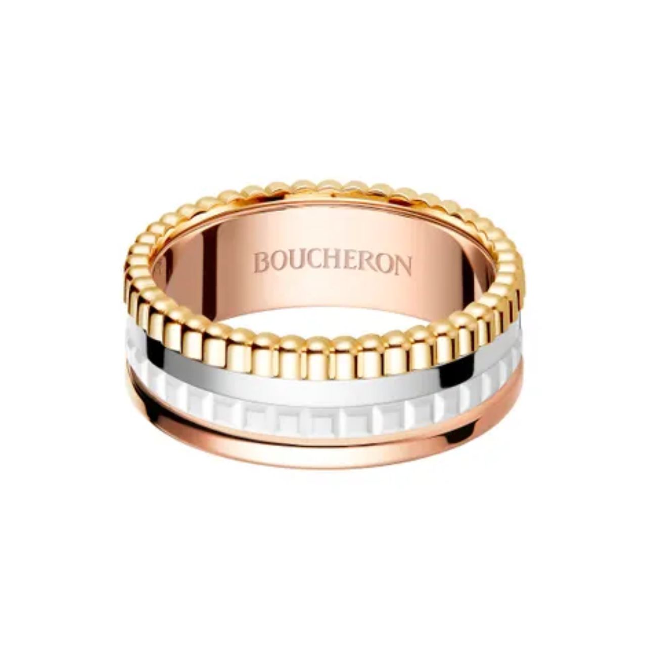 キャトル ホワイト リング BY BOUCHERON キャトル ホワイト リング バイ ブシュロン