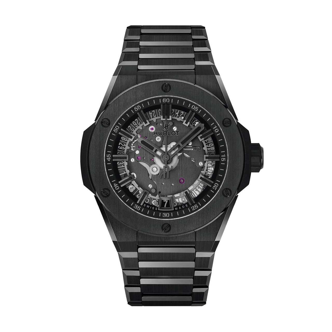 HUBLOT ビッグ・バン インテグレーテッド タイムオンリー オールブラック 456.CX.0140.CX