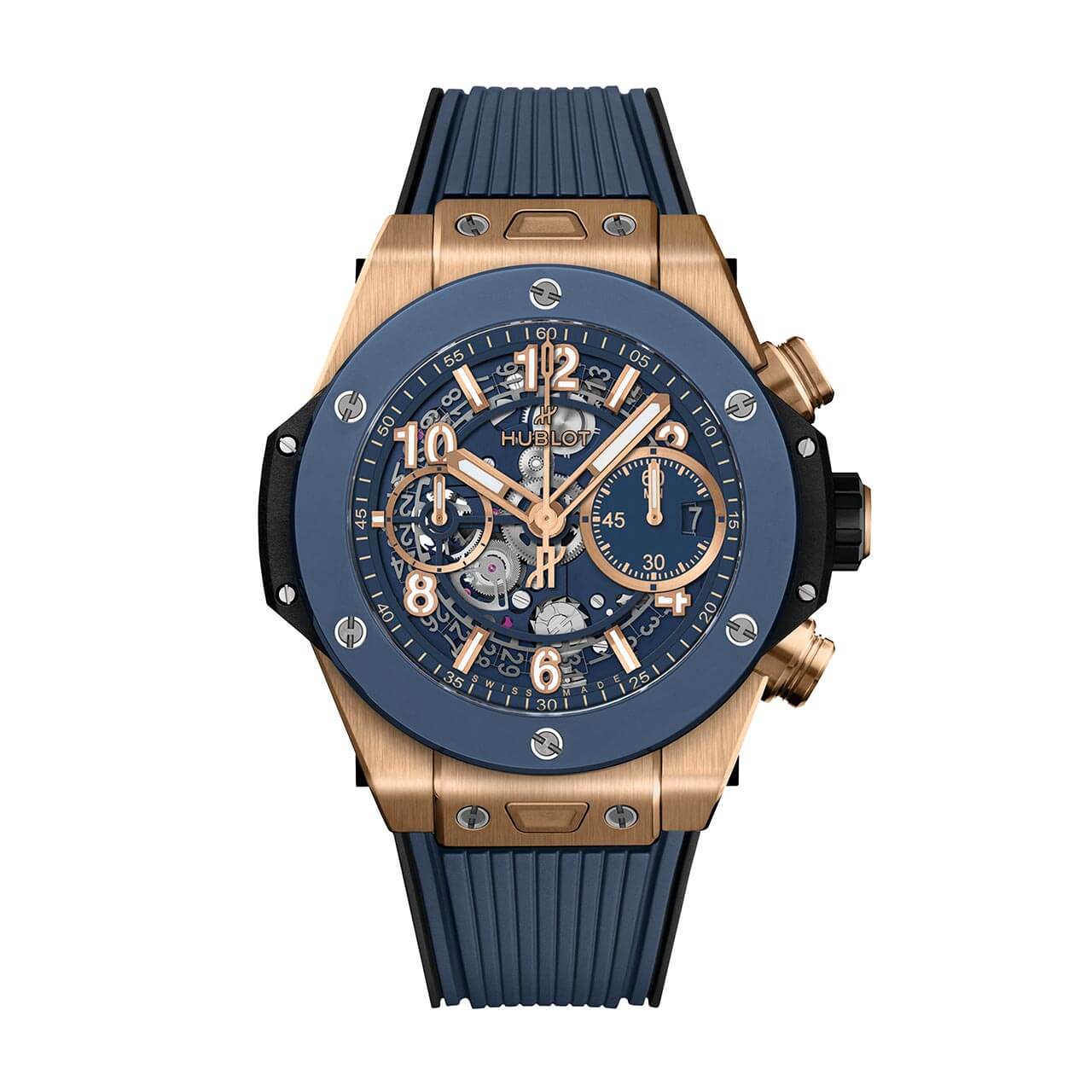 HUBLOT ビッグ・バン ウニコ キングゴールド ブルー セラミック 441.OL.5181.RX