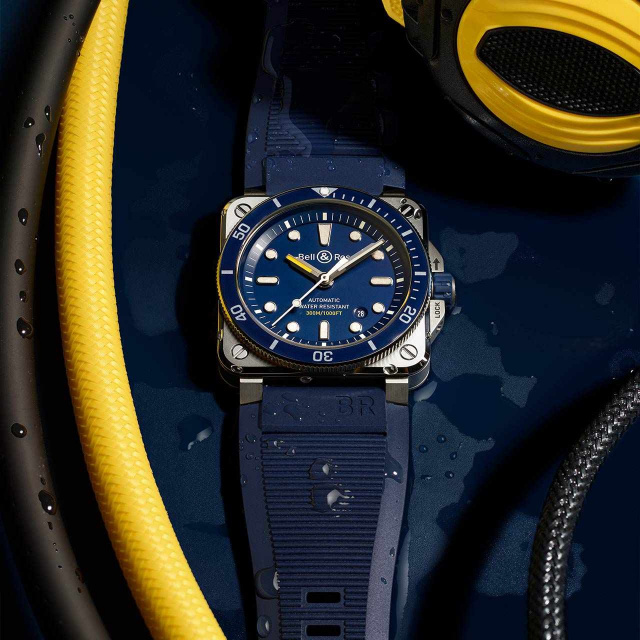 Bell & Ross BR03-92 DIVER BLUE BR0392-D-BU-ST/SRB