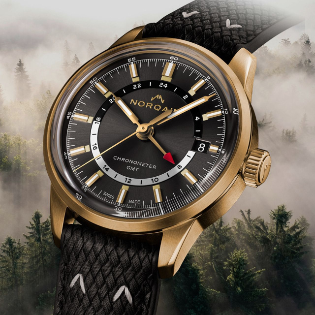 NORQAIN フリーダム 60 GMT 40mm ブロンズ アンスラサイト NNZ2100ZLG/T215/20BPR.18Z