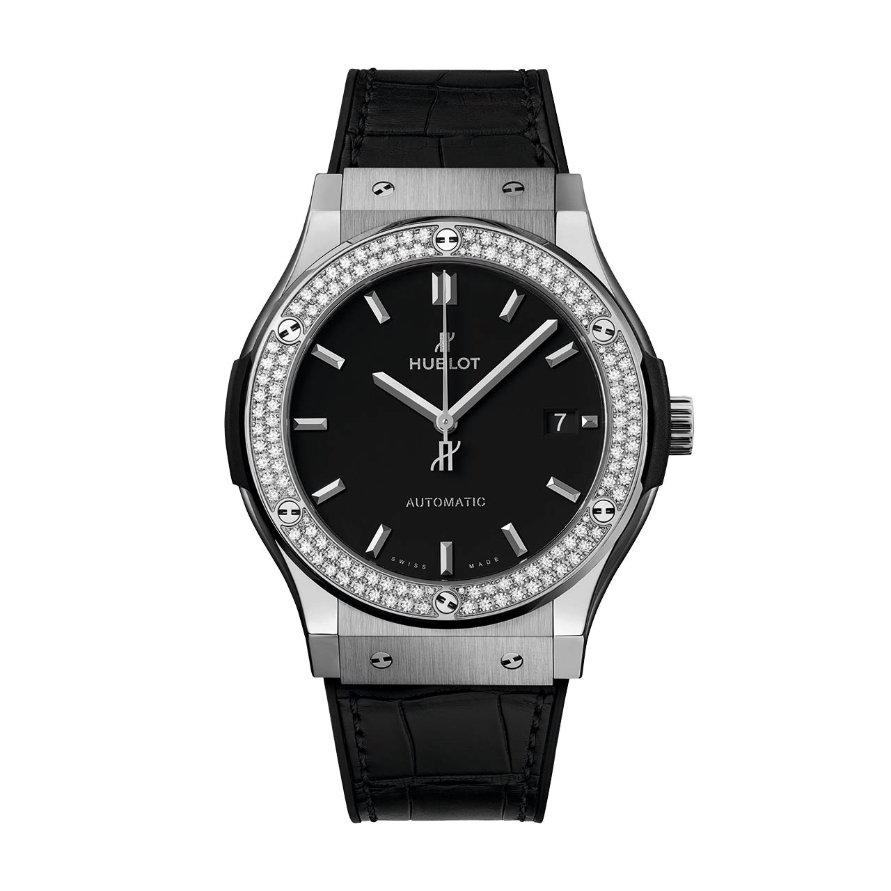 HUBLOT クラシック・フュージョン チタニウム ダイヤモンド 511.NX.1171.LR.1104