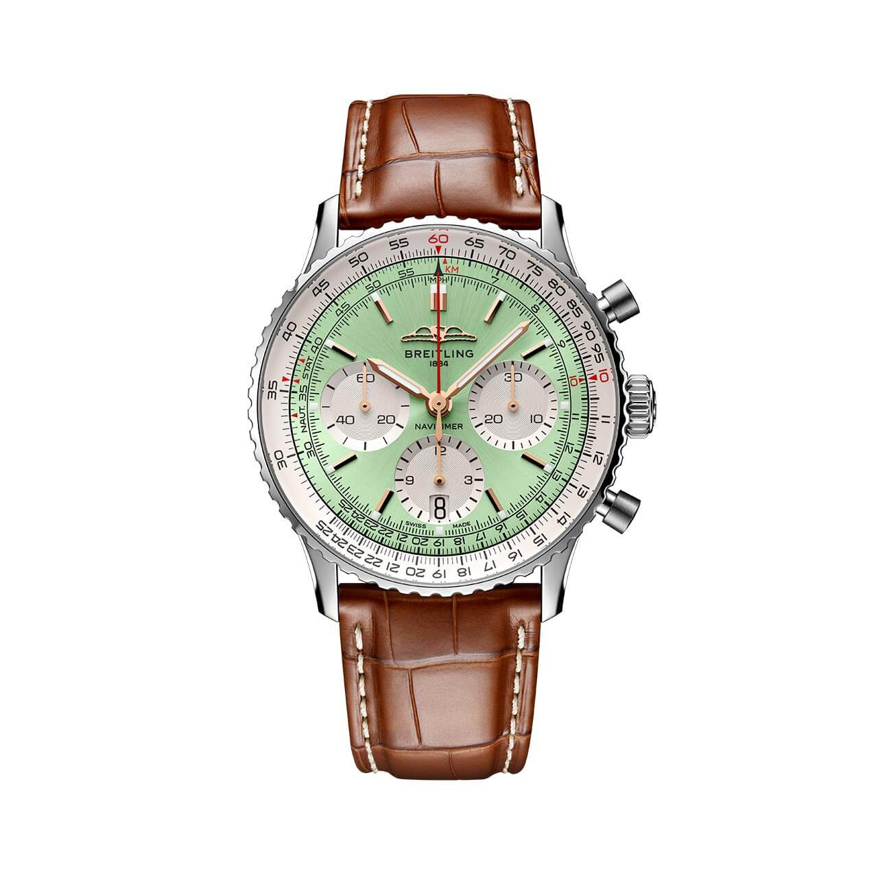 ナビタイマー B01 クロノグラフ 41 AB0139211L1P1｜BREITLING