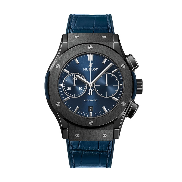 HUBLOT クラシック・フュージョン クロノグラフ セラミック ブルー 521.CM.7170.LR