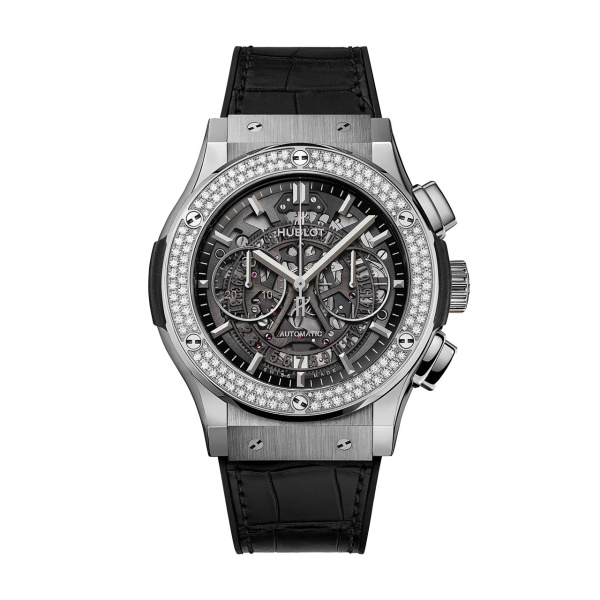 アエロ・フュージョン クロノグラフ チタニウム ダイヤモンド BY HUBLOT アエロ・フュージョン クロノグラフ チタニウム ダイヤモンド ウブロ