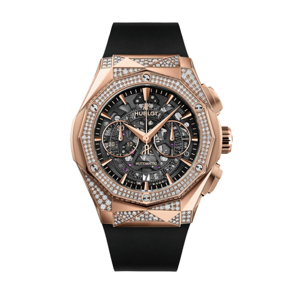 アエロ・フュージョン クロノグラフ オーリンスキー キングゴールド オルタナティブパヴェ BY HUBLOT アエロ・フュージョン クロノグラフ オーリンスキー キングゴールド オルタナティブパヴェ ウブロ