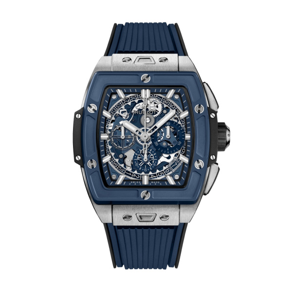 HUBLOT スピリット オブ ビッグ・バン チタニウム ブルーセラミック 42mm 642.NL.7170.RX