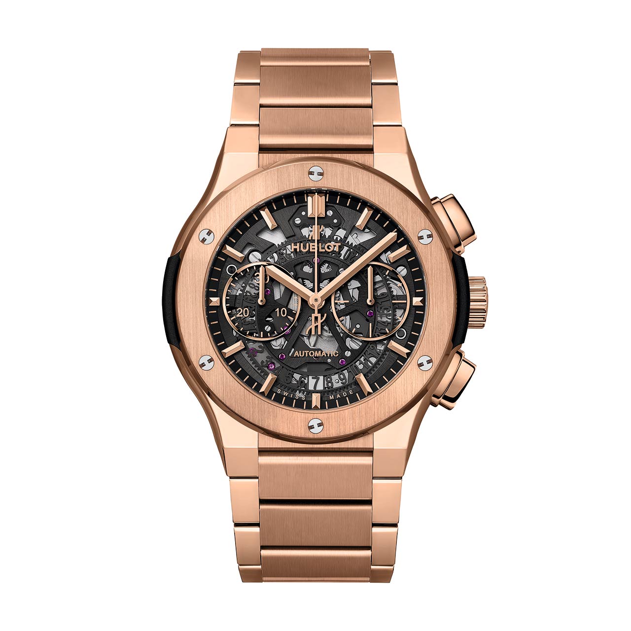 HUBLOT アエロ・フュージョン クロノグラフ キングゴールド ブレスレット 528.OX.0180.OX